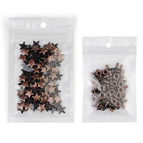 100 Sets 12Mm Antique Copper Star Rivets For Leather Star Rivet Studs Garment Rivets Leather Rivets Studs And Spikes For Leather Craft Clothing Bags Belts Dog Collar Shoes Diy Accessories 15/32 Inch #TOP6