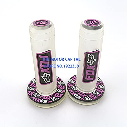 Occus Grips Universal Motorbike Handle Grips Off-Road Motorcycle Pit Dirt Bike Modified General Plastic Handle Transparent Grip - (Color: Purple) #TOP25