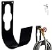 Garden Hose Hanger Wall Mount Heavy Duty Hose Holder Hook Fit to 25 50 75 100 150foot Hose (Large, Black)