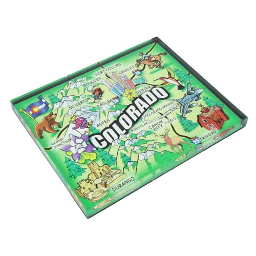Imán acrílico Colorado State multicolor 2.25 x 3 pulgadas miniatura 3