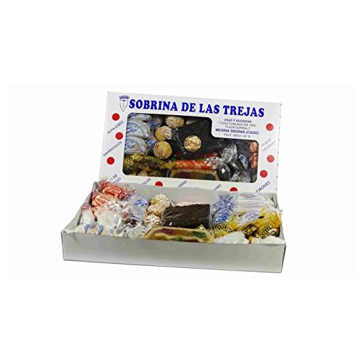Sobrina de las Trejas Surtido 2,75 kg (Piezas entre Alfajor, Amarguillo, Torta Parda, Yema Canutillo y Nevada, Boliñón, Trufitas, Campanitas, Polvorones de Aceite Oliva, Nueces, Almendra)