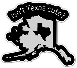 Alaska Texas Stickers - 2 Pack - Waterproof Vinyl for Car, Phone, Water Bottle, Laptop - Funny Alaskan Native Proud Decals (2-Pack)