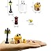 Dracarys Selected 100 Pcs Fairy Garden Accessories, Mini Resin Animals, Miniature Figurines, Micro Landscape Ornaments Kit, Garden DIY Animals, Environmental Resin, Forest Encounters