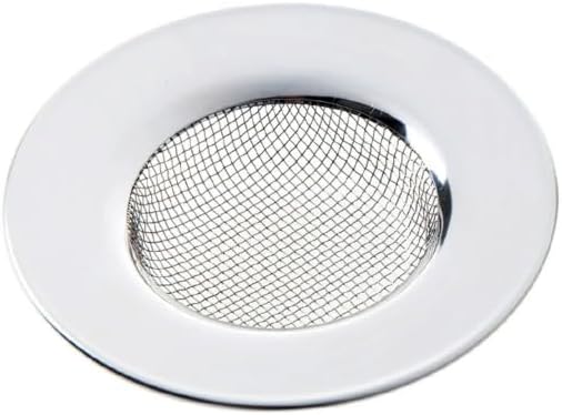 Sink Strainer Mesh, 2pcs Stainless Steel Sink Drain Strainer Sink Filter Hair Catcher Prevent Clogging for Bathroom Kitchen, 4.5cm Inside Diameter