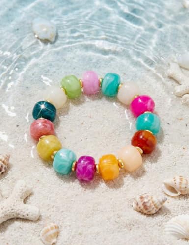 Stackable Stretch Beaded Bracelet Set - image 2
