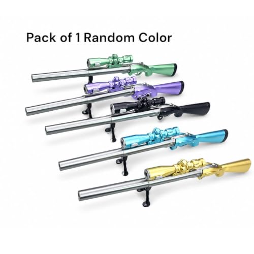 Generic Gun Shape Pen with LED Torch, Blue Ink Pack of 1 - Image 3