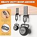 Gadgetzan Heavy Duty Roof Safety Anchor,Roof Anchors For Fall Protection Connects To Wood Surfaces,Permanent Roof Anchor Use With Roofing Harness, Safety Ropes And Other Roof Safety Equipment(3 Pcs)