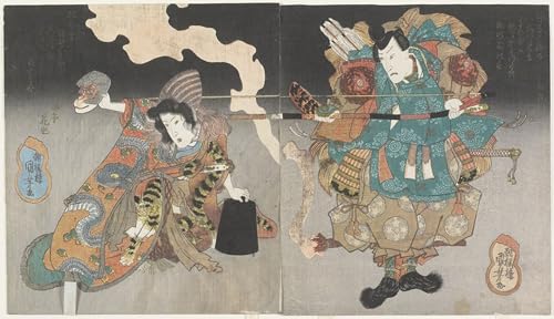 Cuadro decorativo de Utagawa Kuniyoshi: arte clásico japonés para dar vida a tus paredes 60x90cm