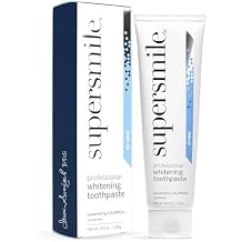 Supersmile ICY Mint Fluoride-Free Whitening Toothpaste for Visibly Brighter Teeth Whitens Up to 6 Shades, 4.2 oz