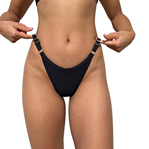 Sculpting Ribbed Bikini Set for Women, Swim Separates