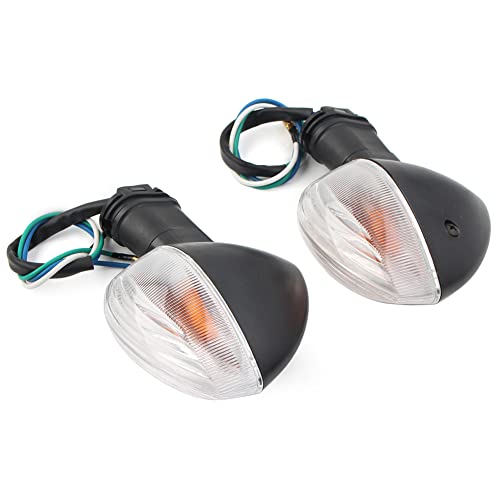 CNxinn10 Motorbike Front Led Indicator Blinker Lamp for Yamaha R1 R6 2004-2006 Clear Lens