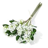 Material: la flor artificial está hecha de seda de alta calidad, tiene un aspecto natural, generoso y elegante. Está hecho para ser más realista.