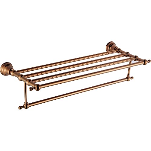 Porte-serviettes mural rose pour organiser une salle de bain rétro