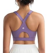 RUNNING GIRL High Impact Sports Bras for Women, High Support Running Adjustable Sports Bra Molded...
