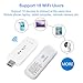 HOSAYA Portable WiFi 4G WiFi Router with SIM Card Slot LTE USB WiFi Modem High Speed Portable Travel Hotspot Mini Router Unlocked 4G dongle Plug and Play for Cars for Powerbank for Traveling
