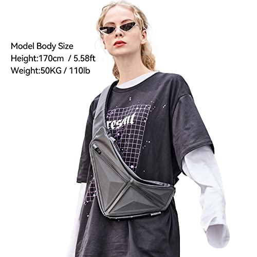 Tajezzo Sling Bag Cross Body Bag Mens One Shoulder Bag For Women Hiking Travel With Usb Port Anti-Theft Edc Casual Daypack #TOP3