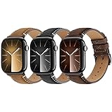 bracelet cuir noir apple watch 3 Taille Adaptée: les bracelets pour Apple Watch s'adaptent aux poignets de 90mm à 180mm. Le bracelet pour Apple Watch dispose de nombreux trous pour le réglage et est parfait pour la plupart des poignets