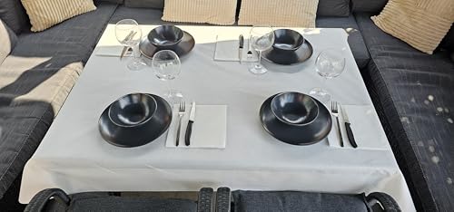Nappe Airlaid blanche en rouleau haut de gamme pour table chic - 7