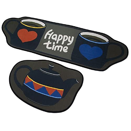 Image of Home Cloud Rubber 6mm Fruit Printed Thick Anti Slip, Washable, Big Size, Printed, Designer Folding Kitchen Mat for Floor Home Bedroom - , Standard Size (40 x 120 cm 40 x 60 cm)