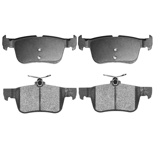 Image of Premium Ceramic Disc Brake Pad Set - Compatible With Lincoln Mkz Mkx Mkc Nautilus Ford Edge Fusion Escape;ERAR