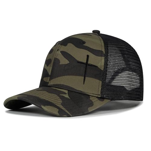 Image of Christian Hats for Men Women,Jesus Cross Hat Christian Religious Gifts for Birthday /Christmas