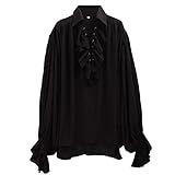 Mittelalter Renaissance Pirat Kostüm Hemden Poet Pirat John Calles Shirt