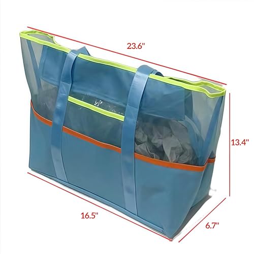 Large Capacity Swimming Beach Bag, Travel Storage Washbag with Thick Carrying Strap4