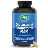 Glucosamin Chondroitin hochdosiert MSM Kapseln | 240 Stück | mit Vitamin C, Hyaluronsäure & Mangan | hochdosiert für Knorpel Knochen Kollagenbildung | laborgeprüft in Deutschland | 2 Monate Vorrat