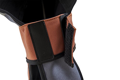 Kruuse Buster Softshell Hunde Mantel (Medium/Large) (Stahl-Grau/Leder-Braun)
