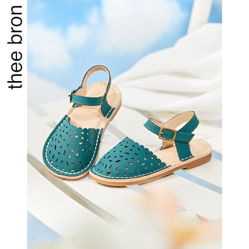 Image of THEE BRON Toddler Girls Espadrilles Sandals Hollow Out Rustic Dress Shoes