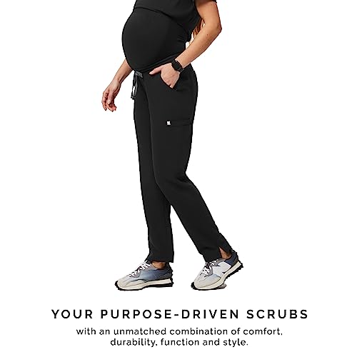 Figs Yola Skinny Maternity Scrub Pants For Women - Black, Petite Xs #TOP6