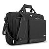 Solo New York Hybrid Briefcase Backpack - Laptop Carrying Bag for Women & Men, Fits 15.6" Computer, Brief for Travel & Work, Internal Tablet Pocket, Adjustable Shoulder Strap - Duane, Black