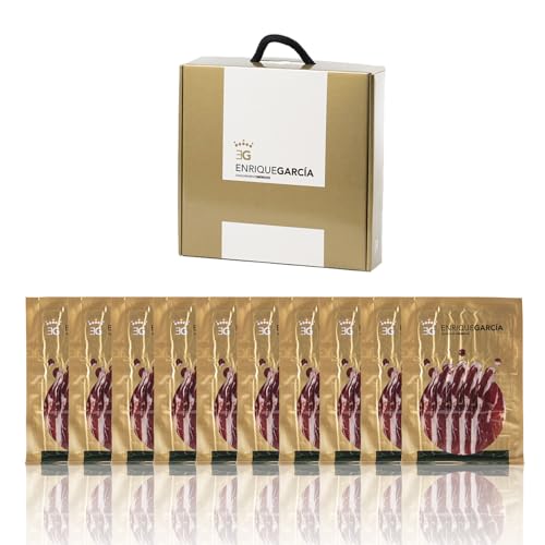 ENRIQUE GARCÍA - Paleta de Cebo de Campo Ibérica 75%, 10 Sobres Envasados al Vacío de, 100 g Aprox. Acabado plástico. Caja regalo de cartón. Corte a máquina