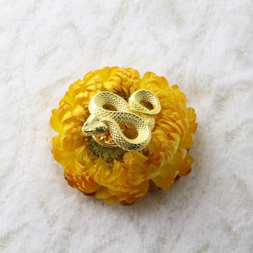 Image of Snake Brooch Metal Vintage Brooch for Women and Men - Lapel Pin, Hat Pin - Birthday and