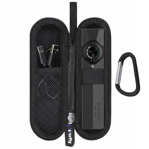 Funda rígida de viaje para OLIGHT ArkPro Series negra