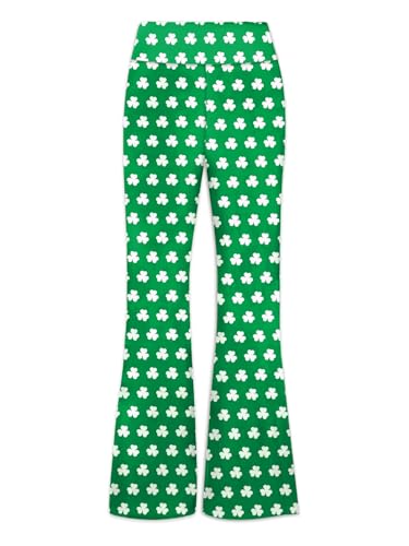 Image of Deerose Girls Halloween Hippie Bell Bottom Pants High Waist Flare Pants 5-14 Years