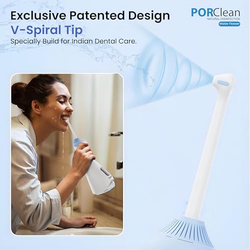 Image of PRO 200VPro Water Flosser for Teeth - 160 PSI Deep Cleaning, Rechargeable Oral Irrigator for Braces & Gums | 320ml Tank, 6 Tips, USB-C Rechargeable, IPX7 Waterproof | Dental Flosser - 1 Year Warranty