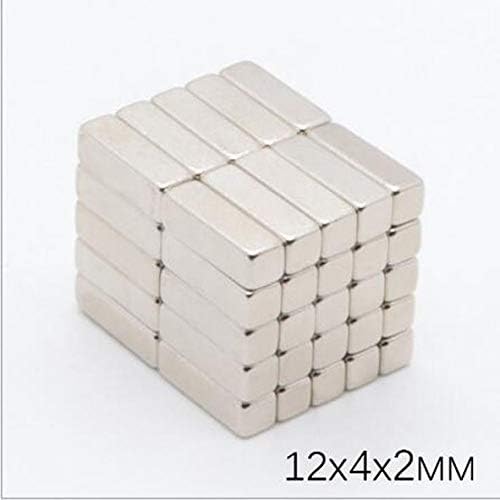 Miniatura 2 de RUTILISM - Imán cuadrado para nevera (50 unidades, 0.472 x 0.157 x 0.079in, para trabajo u oficina, fines científicos, artes y manualidades o aulas