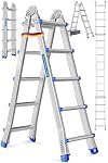 MASKO – MASKO Aluminium 6in1 Mehrzweckleiter – 20 Sprossen | - 520 c
