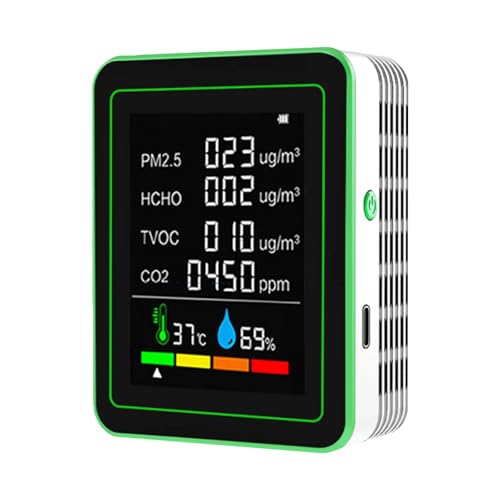 Kocusu 6-in-1 Indoor Air Quality Monitor