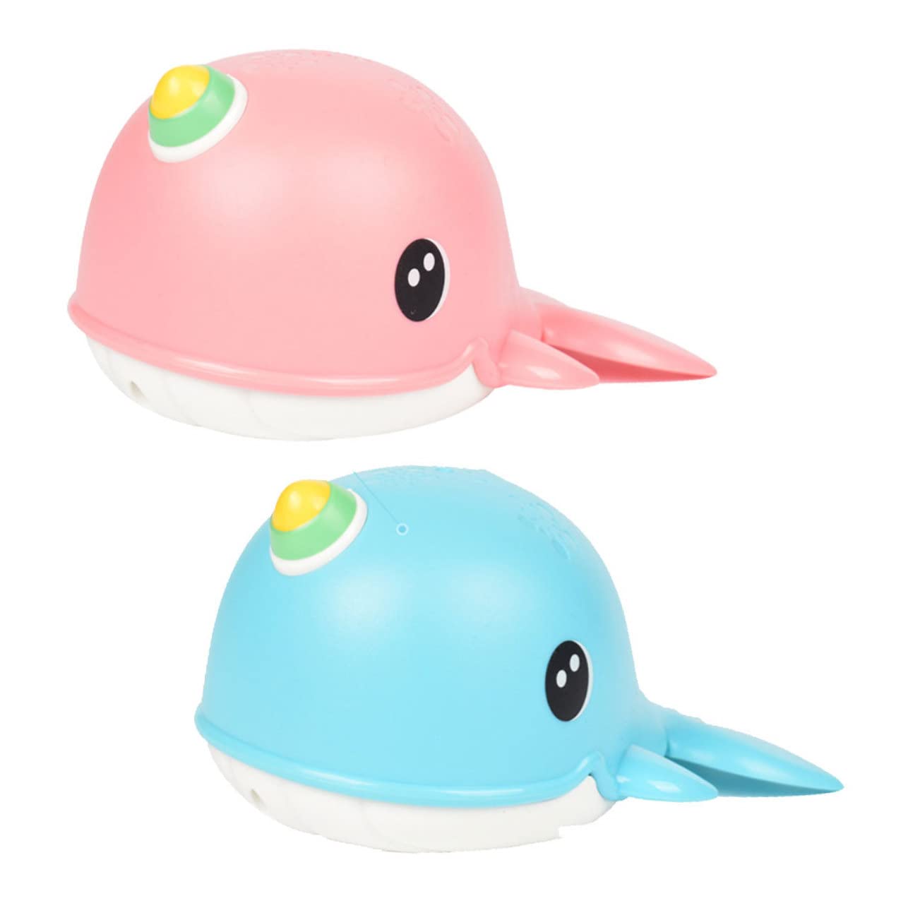 Kisangel 2 Piezas Juguetes de Agua Juguetes de Ducha de Cuerda Juguetes de bañera de Ballena Juguetes de baño de Ballenas