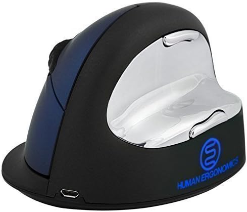 Comanro Human Ergonomic Ev Mouse 2.4g Laser Wireless 6 button Vertical Ergonomic Mouse - DPI 500/1000/1800/2500 adjustable