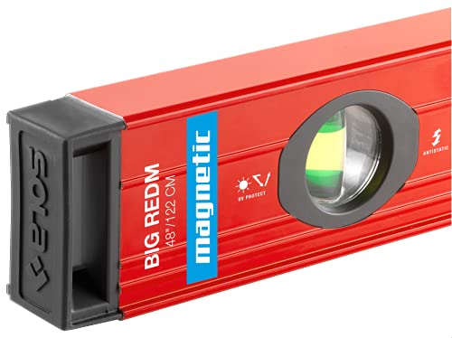 Image of SOLA LSB48LM Box Beam Magnetic Level, Big Red, 48-Inch