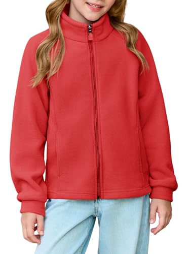 Veste polaire fille Haloumoning confortable avec fermeture éclair pour ne plus avoir froid