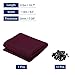 MECCANIXITY Speaker Grill Cloth 20 x 63 Inch Stereo Mesh Fabric Protective Dustproof Cloth with Speaker Grill Guides Peg for Home Speaker Repair Burgundy