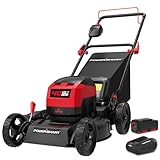 PowerSmart Electric Cordless Lawn Mower 17' 40V, 3-in-1 Brushless Push Lawn Mower, Lightweight, Foldable Handles