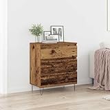 [Design rustique intemporel]: Finition bois ancien en bois d ingénierie rehausse le charme d un meuble de rangement salon ou d un bahut salle à manger, s accordant aussi bien avec un décor industriel que campagne chic.