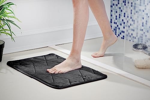 Amazon Brand - Solimo Ultra Soft Memory Foam Bath Mat Non-Slip | Water Absorbent | Machine Washable (Grey), Rectangular, 38 Centimeters, 58 Centimeters (B0C4Q1BKN6) Amazon Price History, Amazon Price Tracker