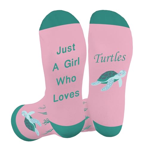 LSVGSAK Turtle Gifts for Women Girls Birthday Christmas Animal Lover Socks Turtles Themed Gifts for Turtle Lovers Bestie Friend Daughter Wife Sister Girlfriend Novelty Stocking fillers Socks