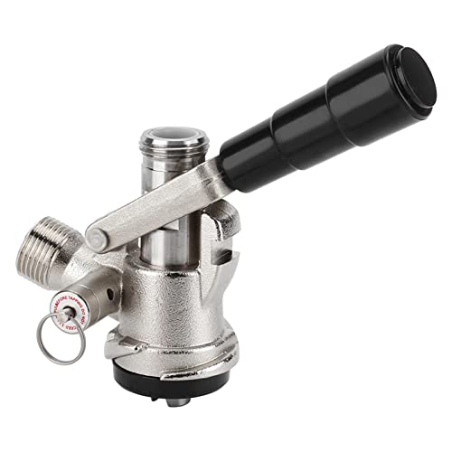 Cocoarm Bierspender, Kegverschluss Zapfkopf G5/8 Gewinde S-Typ Fassbier-Spender Korb Keg Zapfkopf mit 6 Armaturen Brauen Fassbier Fasshähne Bierzapfhahn für Bars Restaurants Familienfeiern
